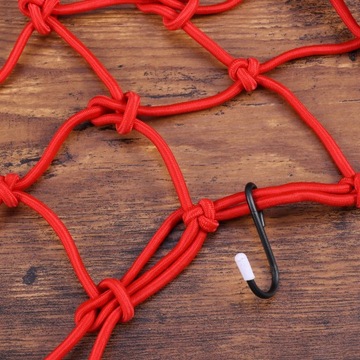 SIATKA NA RAMĘ TYLNĄ OSŁONA BAGAŻU GUMKA ELASTYCZNA SIATKA NA BAGAŻ MOTOCYK