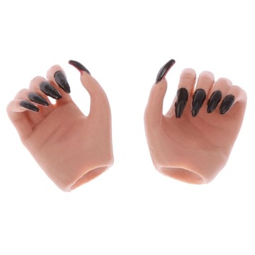 2 модели когтей в масштабе 1/6 для женщин ростом 12 дюймов.