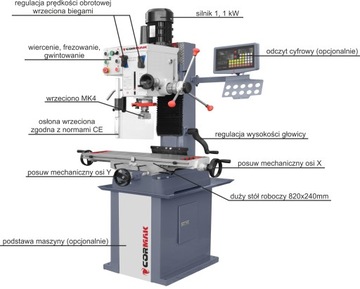 СВЕРЛИЛЬНО-ФРЕЗЕРНО-ФРЕЗЕРНЫЙ СТАНОК НАРЕЗНОРЕЗЬБОВЫЙ СТАНОК fi45/80 MK4