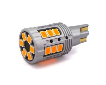żarówka W16W pomarańczowa LED 12-24V CAN bez błędu