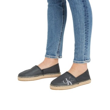 CALVIN KLEIN BUTY DAMSKIE ESPADRYLE GRAFITOWE r.36