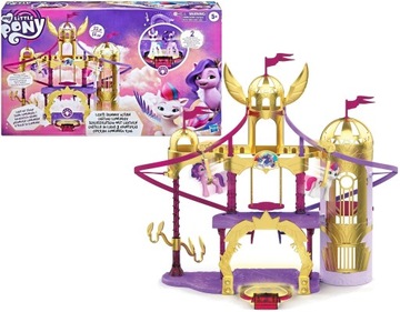 MY LITTLE PONY Domek ZESTAW KUCYKOWY ZAMEK KUCYKÓW Z FIGURKĄ I ŚWIATŁEM
