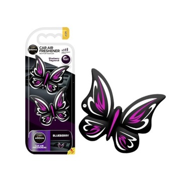 ZAPACH SAMOCHODOWY AROMA CAR BUTTERFLY BLUEBERRY