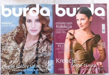 BURDA MODEN 2 12 2006 moda wykroje czasopisma