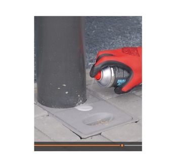 BAUHUS Бесцветный резиновый распылитель для оконных кровельных труб, 400 мл, матовый