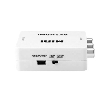 Адаптер преобразователя сигналов AV RCA CINCH в HDMI