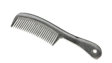 Grzebień do grzywy konia z rączką aluminiowy 20 cm