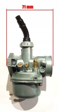Карбюратор 4T 139FMB PZ19 Ручной дроссель Крестообразный измельчитель Junak Romet Zipp Barton