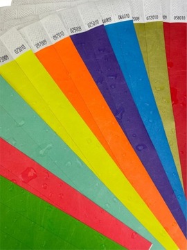 Браслеты TYVEK, 10 шт., идентификационные для вечеринок, концертов, ЗЕЛЕНЫЕ