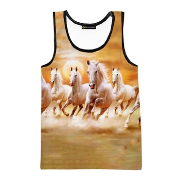Koszulka bez rękawów Men's Horse Graphic Tank