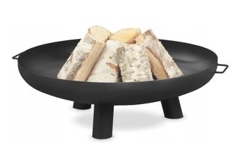 Садовая яма для костра 50 см. Переносной камин-гриль.