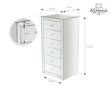 ГРИНВИЧ зеркальная полка с ящиками