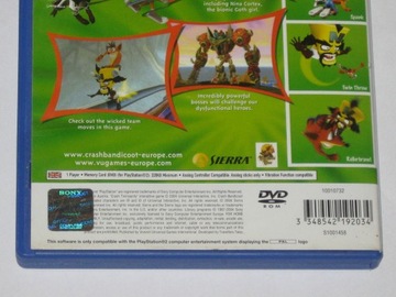 Игра CRASH TWINSANITY PS2 3xA BDB!! Игровая станция 2!