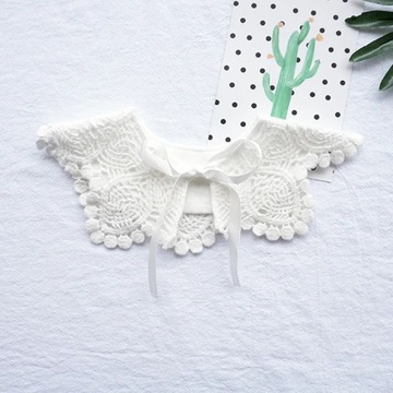 New Lovely Lace Kids Bibs Shawl Cotton Collar Kids Neckwear for Girls All