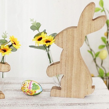 Ваза Пасхальный кролик Украшение Кролик Цветок