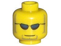 LEGO 3626bpx299 głowa okulary