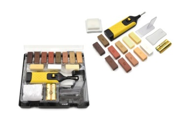 Ремонтный комплект для мебельных панелей из дерева и ламината.