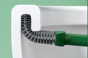 СИДЕНЬЕ ДЛЯ УНИТАЗА МЕДЛЕННО ЗАКРЫВАЮЩЕЕСЯ, РЕЗИНОВАЯ ЩЕТКА ДЛЯ УНИТАЗА