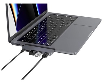4Apple.pl Адаптер-концентратор для MacBook Pro 14 16 M1 M2 M3 3 разъема USB microSD