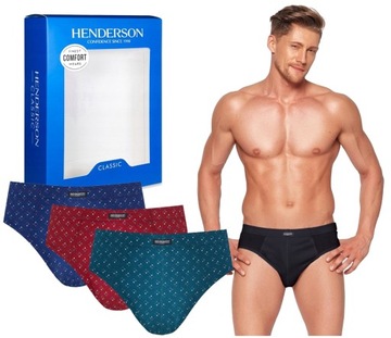 HENDERSON SLIPY MAJTKI MĘSKIE 1446-K602 BAWEŁNA L