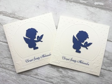 Приглашения на крещение АНГЕЛ Персонализация