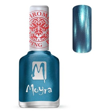 Moyra Lakier do stempli 26 Chrome Blue 12 ml