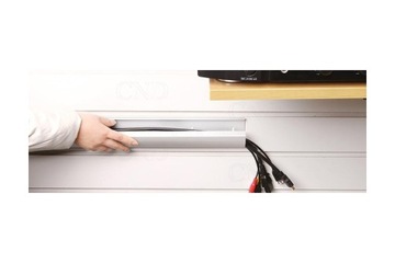 Алюминиевая защитная лента Maclean для кабеля, легко открывается. и закажите, 60х20х750мм