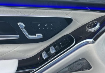 Mercedes Klasa S W223/V223 2024 Mercedes-Benz Klasa S 450d 4MATIC wyprzedaz rocznika 2024 3.0 Diesel 367KM, zdjęcie 19