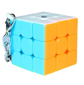 QIYi Key Ring Cube 3x3 Kolorowa