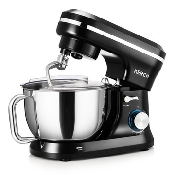 КУХОННЫЙ ПРОЦЕССОР ПЛАНЕТАРНЫЙ МИКСЕР КЕРЧЬ ФЕРРО ЧЕРНЫЙ 4,5 Л АКСЕССУАРЫ