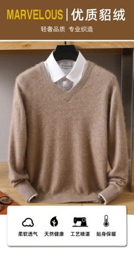 Autumn And Winter New 100% Mink Cashmere Sweater M