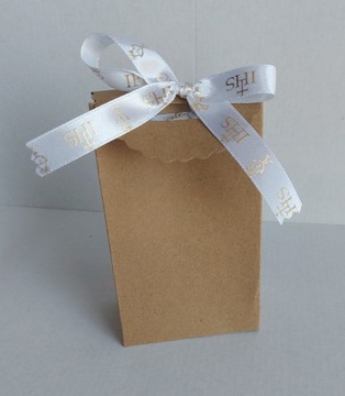 Подарочный пакет «Спасибо» для причастия, свадьба, крещение, 12/7/4 см, лента IHS