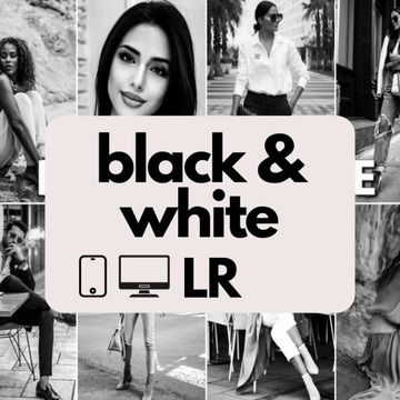 Пресеты для Adobe Lightroom для любого устройства в черно-белом режиме