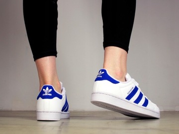 damskie buty Adidas Superstar UNIKAT Originals sneakersy białe tenisówki