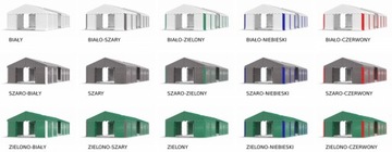 Промышленные складские палатки 6х16м DAS 240 SF