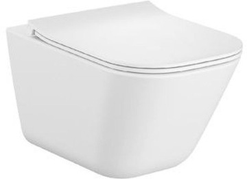 MISKA WC WISZĄCA RIMLESS Z DESKĄ ROCA GAP SQUARE