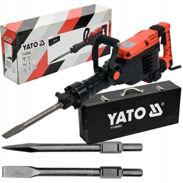 МОЛОТОК ДЛЯ РАЗРУШЕНИЯ 70J С МАСЛЯНЫМ ОХЛАЖДЕНИЕМ 82002 YATO