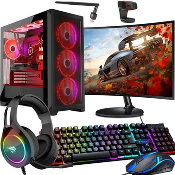 ZESTAW KOMPUTER DO GIER|GAMINGOWY|RTX4060|I5 12400F|32GB|WIN11|