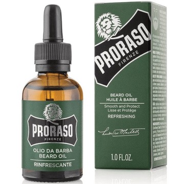 Olejek do brody PRORASO Refreshing EUKALIPTUS 30ml