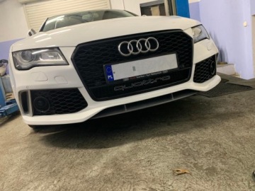 Решетка переднего бампера Audi A7 RS7 11-15