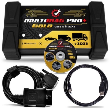 MULTIDIAG PRO+ TESTER AUTOBUSY TIR NACZEPY OSOBOWE DOSTAWCZE CIĘŻAROWE 3w1