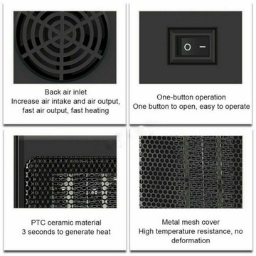 Мини-керамический электронагреватель