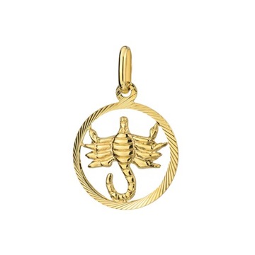 Zawieszka złota znak zodiaku skorpion próba 585