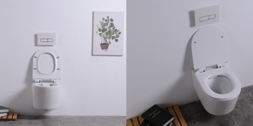 7в1 GEBERIT FRAME + Унитаз NOVA RIMLESS + ДОСКА + КНОПКА + КОВРИК