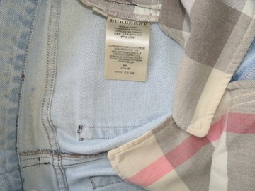 Burberry spodnie proste jeansy 32/32