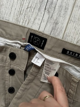 H&M męskie chino rurki spodnie W32L32 32X32 -