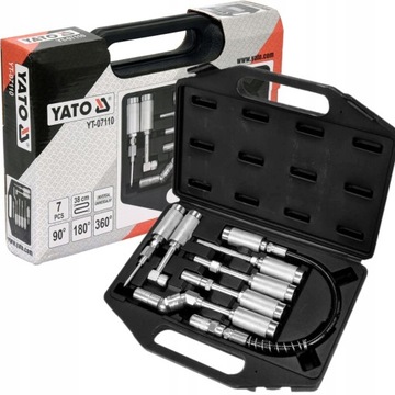 НАБОР НАСАДОК ДЛЯ СМАЗКИ 7 ШТ Yato YT-07110
