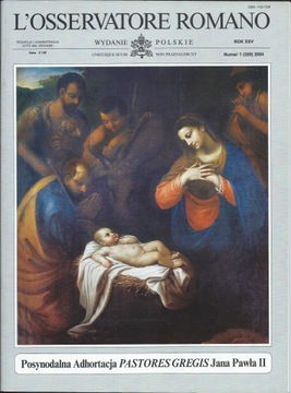 WYPRZEDAŻ GAR.! L'OSSERVATORE ROMANO Posynodalna Adhortacja PASTORES GREGIS