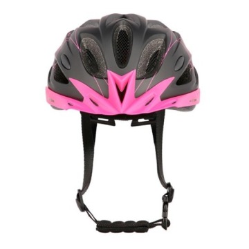 Женский регулируемый велосипедный шлем для роликовых коньков, розовый и черный РАЗМЕР L НИЛЬЯ