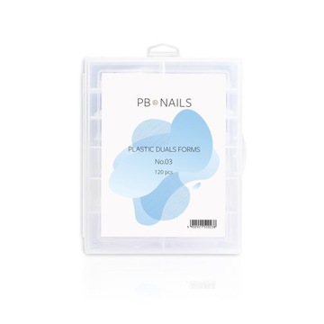PB NAILS Dual Forms No.03 migdał współcz 120 szt